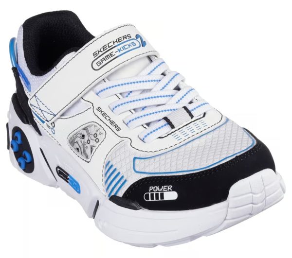 402270_WBKB_PROFILE_01 SKECHERS Game Kicks: Gametronix 2.0 402270L-WBKB