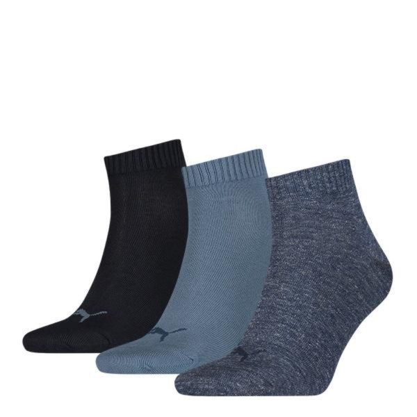 puma-u-kous-quarter-3pack-nos-kousen-blauw-271080001-460-100726-0 PUMA Qorapa 3-Pale 701230337-460