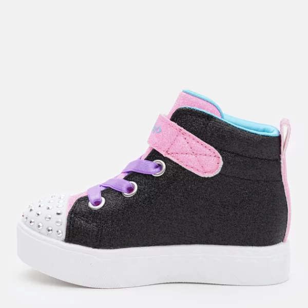 SKECHERS TWINKLE TOES: HEART STEPS - HEART GLOW 314623N-BKMT