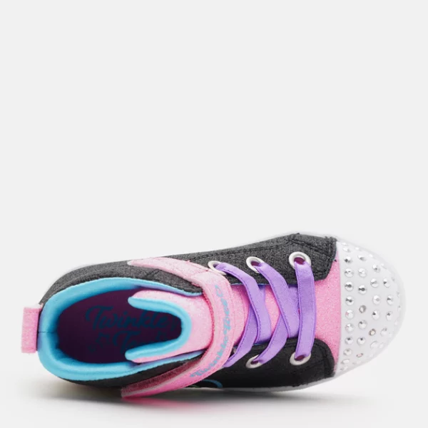 SKECHERS TWINKLE TOES: HEART STEPS - HEART GLOW 314623N-BKMT