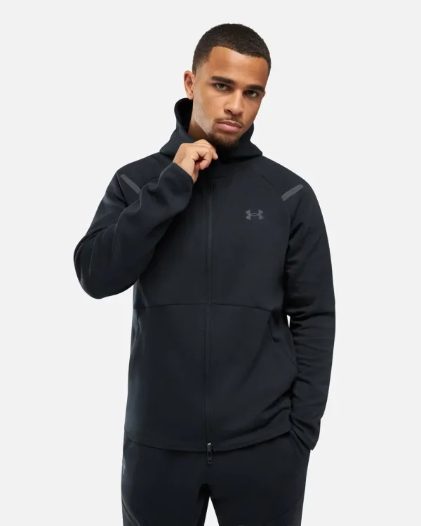 Footkorner veste under armour unstoppable fleece noir 1389352 001 5 1152x1440 crop center