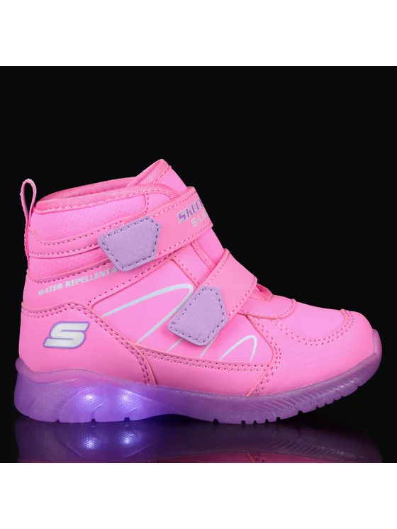 SKECHERS S-LIGHTS: ILLUMI-BRIGHTS - POLAR STEPPERS 319310N-PKMT
