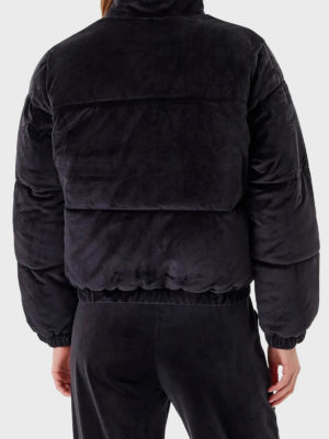 Guess couture tasli regular fit dik yaka kisa v4bl03k0232 bayan mont v4bl03 k0232 jblk siyah 3117758 60 B