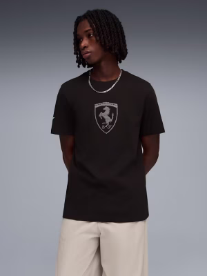 Scuderia Ferrari Men's Tonal Shield Tee